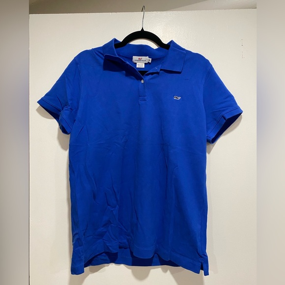 Vineyard Vines Women's Bright Blue Polo - Picture 2 of 4